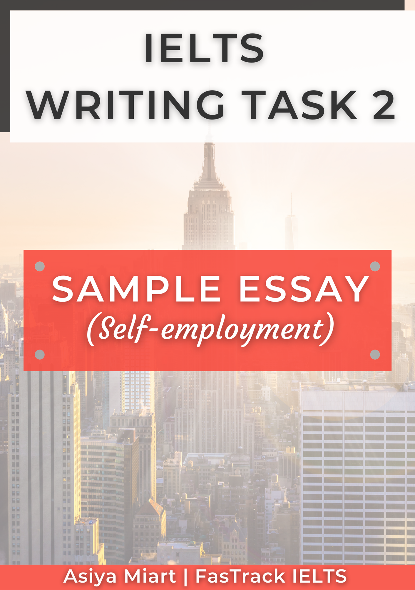 sample essay self employment